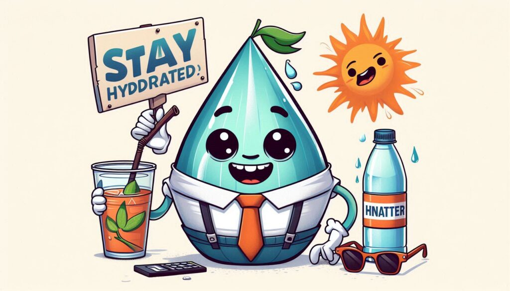 stay hydrated pun for summer heat
