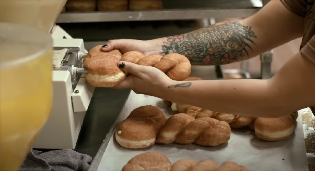 Portland Voodoo Doughnut street food