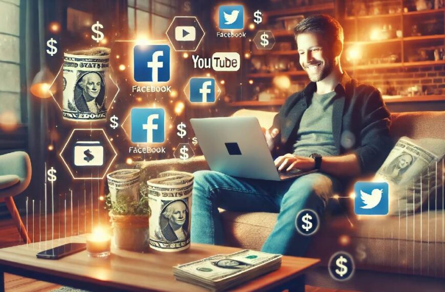 Spend just $1 and learn how to make money from Facebook, Twitter, and YouTube