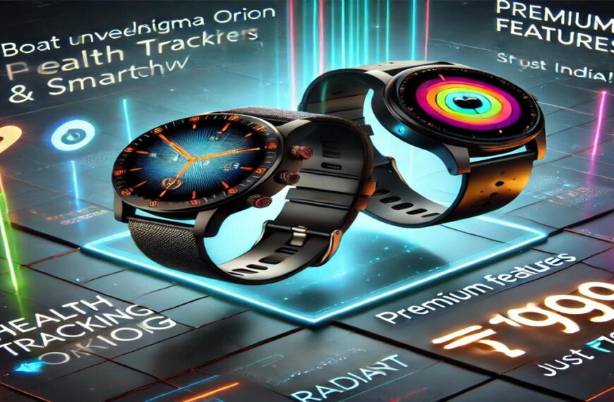 "boAt Unveils Enigma & Orion Radiant Smartwatches in India Starting at Just ₹1999 – Features, Specs, and Availability!"